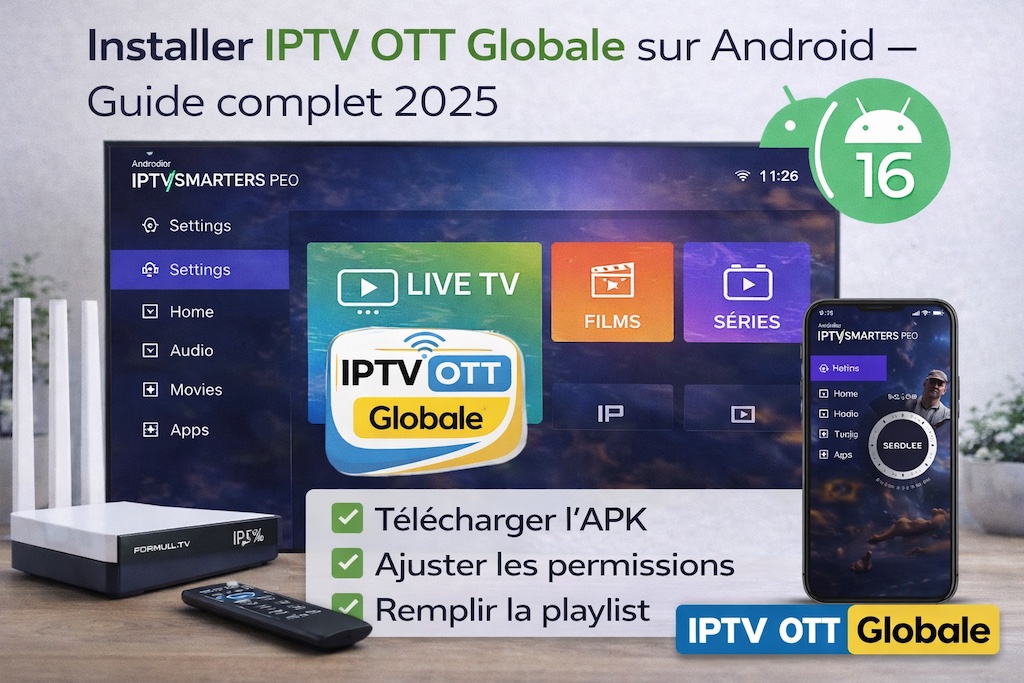 Installation Smarters IPTV Android : Le Guide Ultime 2026