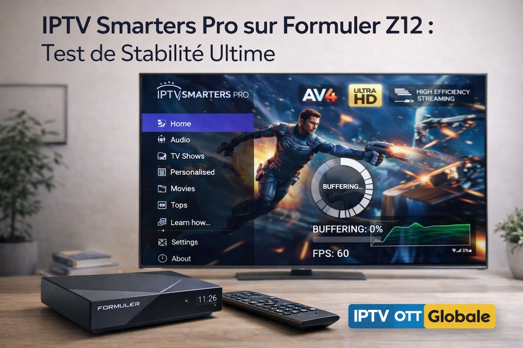 Test IPTV Smarters Pro sur Formuler Z12 : La Stabilité Ultime ?