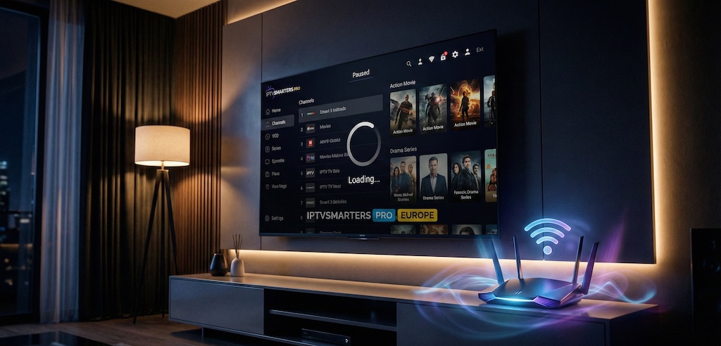 Buffering IPTV Smarters Pro WiFi 7