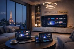 Abonnement IPTV OTT de 12 mois pour 4 écrans
