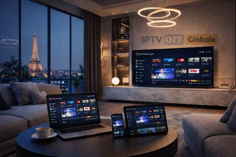 Abonnement IPTV OTT Premium — Chaînes en direct & VOD 4K, partout