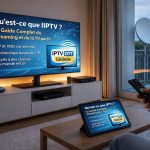 Qu’est-ce que l’IPTV – guide complet du streaming et de la télévision par IP avec logo IPTV OTT Globale